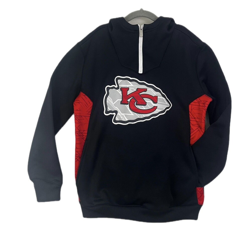 NFL Kansas City Chiefs Hoodie Youth Medium 10/12 Black/Red